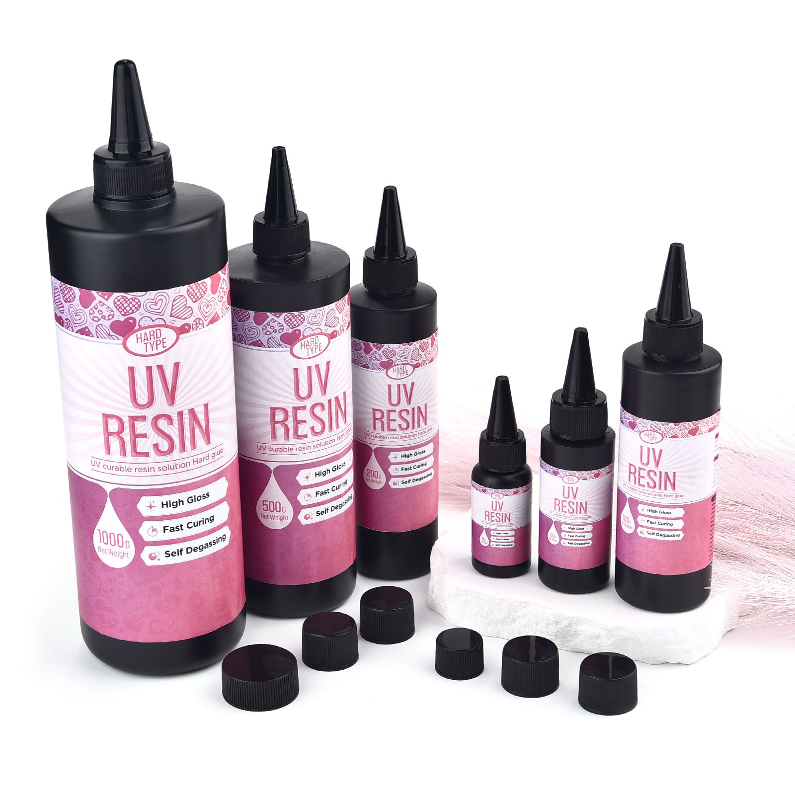 Jewelry Making Glue - 20–1000 g hochtransparenter, schnell trocknender Epoxidharz-UV-Kleber
