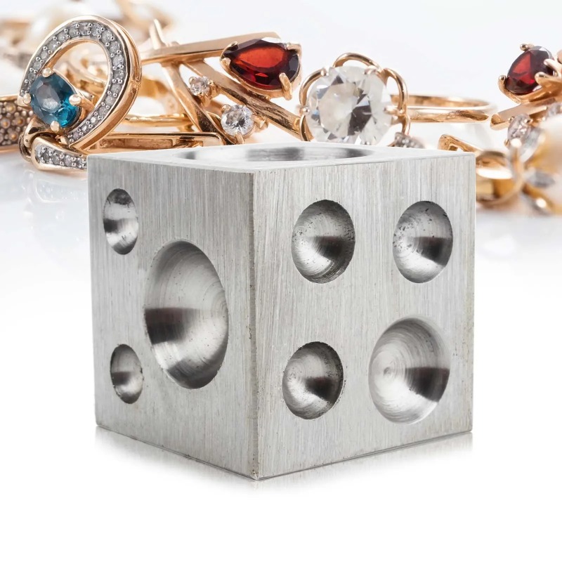 Jewelry Making Process - Hochkarbon-Stahl Quadratische Stanzform für Schmuckherstellung Präzisions-Ringformung