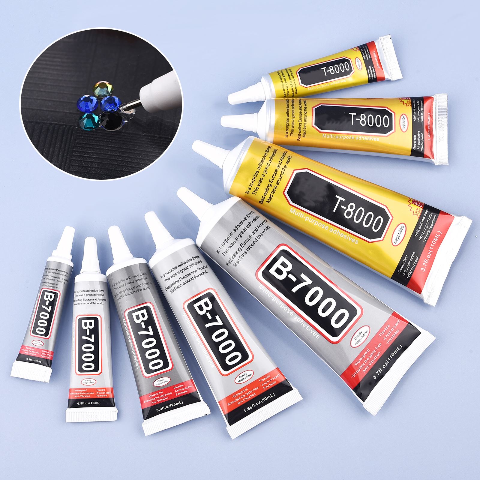 Jewelry Making Glue - 9/15/50/110 ml B-7000 Kleber T-8000 Kleber