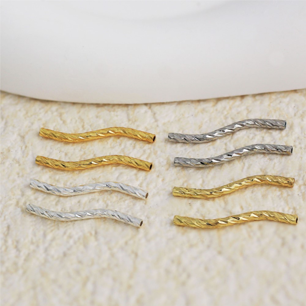 Jewelry Making Youtube - 20 Stück 18K Vergoldete Messing S-Form