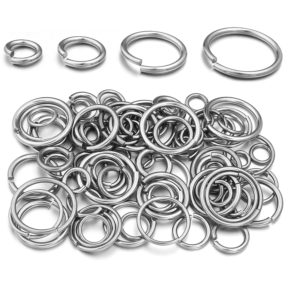 Jewelry Making Closed Jump Rings - 20 teile/los Edelstahl Offene Binderinge Einzelnen
