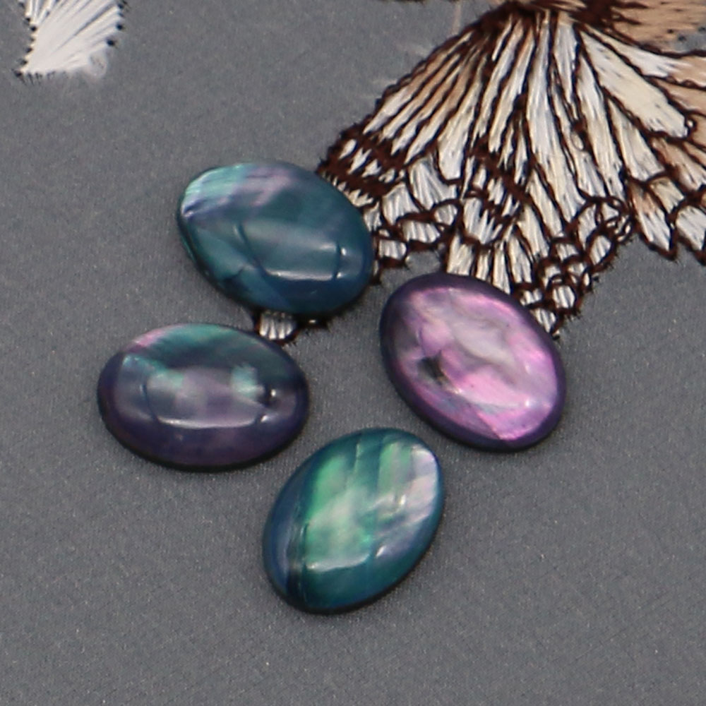 Jewelry Making Process - 10 x 14 mm Abalone-Muschelperlen, Tropfharz-Prozess,