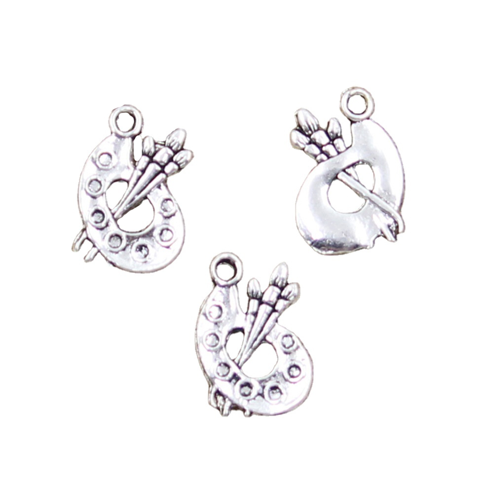 Jewelry Making Videos - 20pcs Charms Videos Platte 16x12mm Antike,