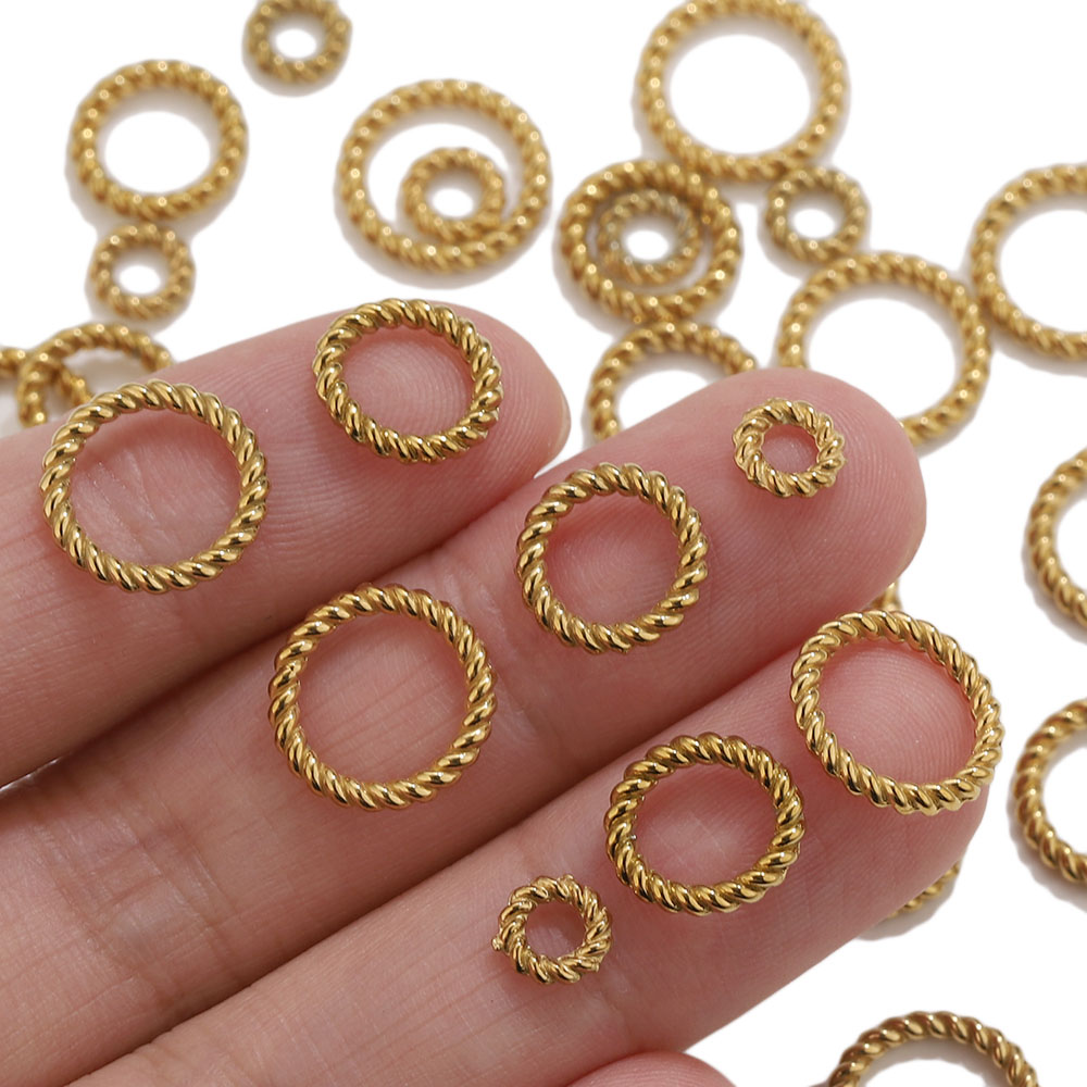 20/50 Stück Edelstahl-Drehring – Jewelry Making Closed Jump Rings Bewertung und Preis