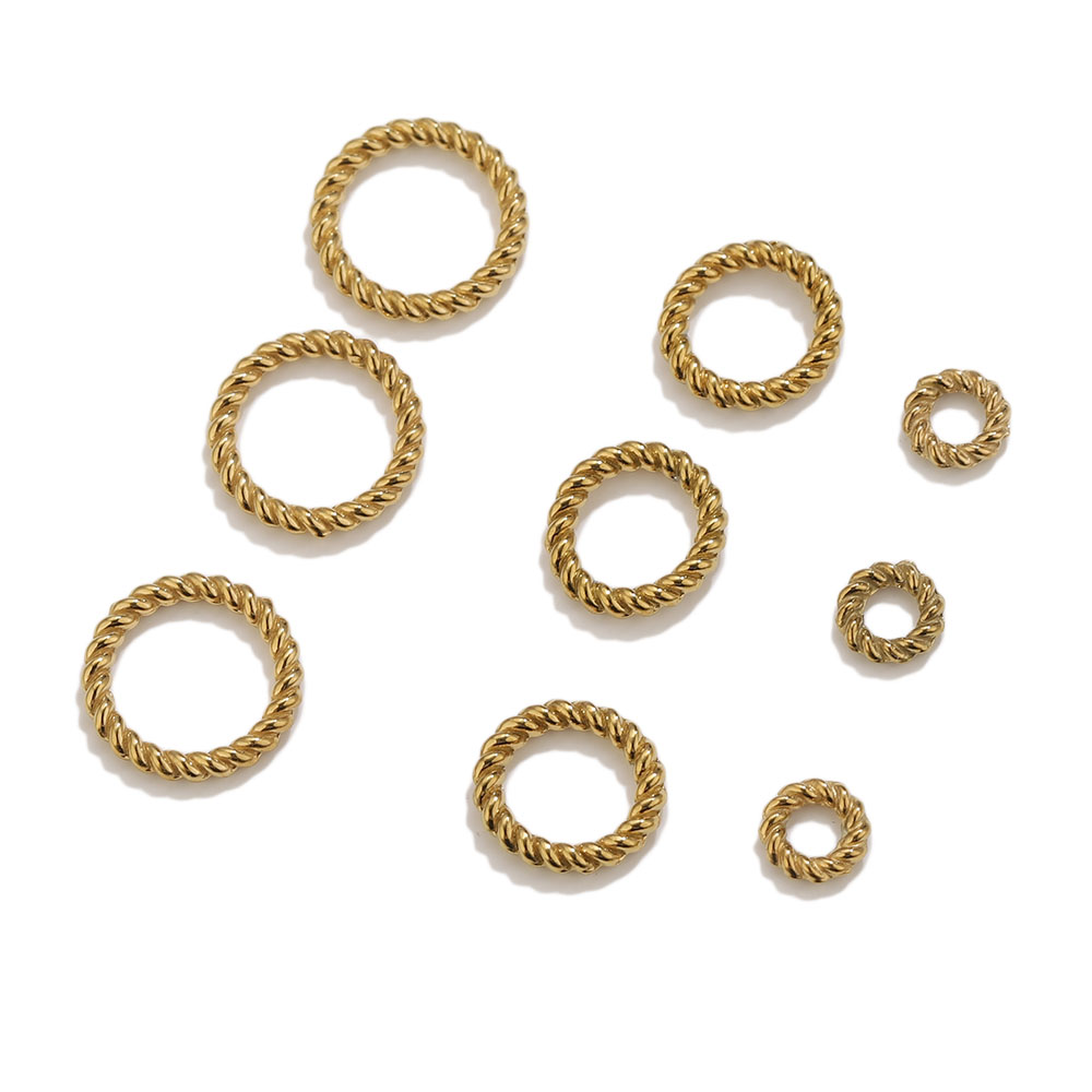 20/50 Stück Edelstahl-Drehring – Jewelry Making Closed Jump Rings Bewertung und Preis