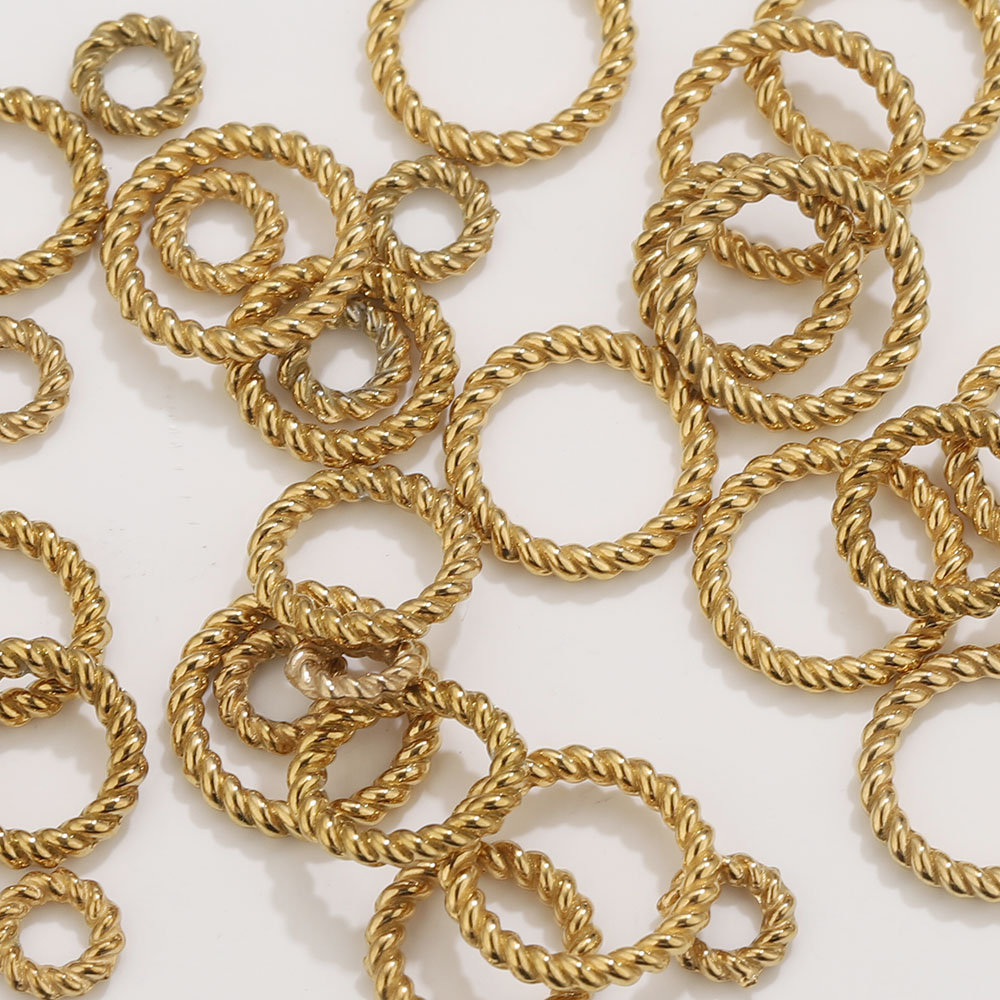 20/50 Stück Edelstahl-Drehring – Jewelry Making Closed Jump Rings Bewertung und Preis
