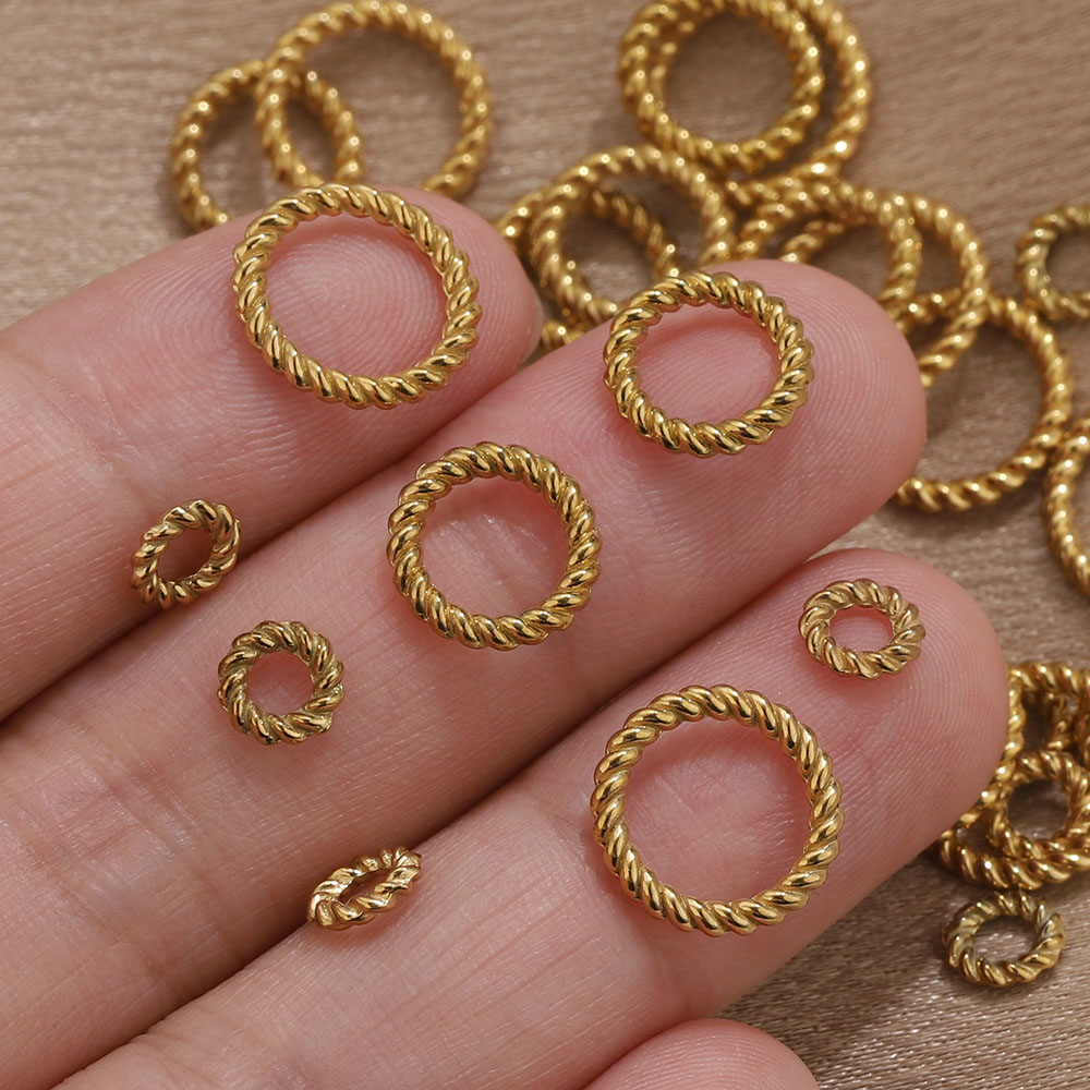 20/50 Stück Edelstahl-Drehring – Jewelry Making Closed Jump Rings Bewertung und Preis