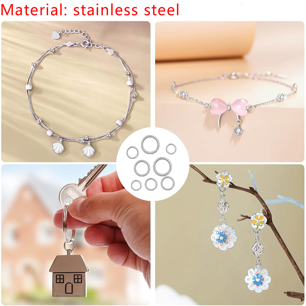 1200 Stück Biegeringe und Spal – Jewelry Making Closed Jump Rings Bewertung und Preis