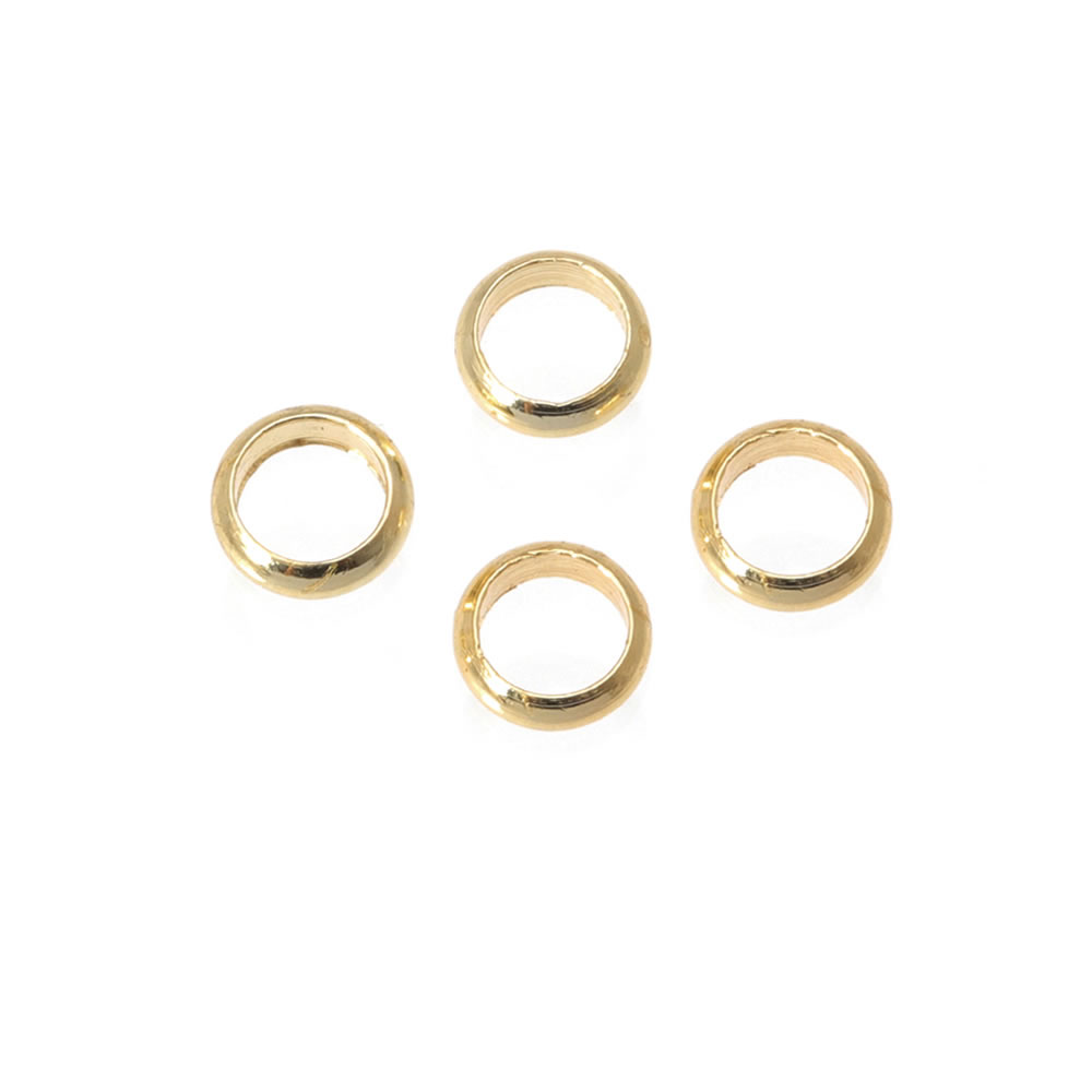 3MM 3,5MM 4MM 5MM 6MM 18K Gold – Jewelry Making Closed Jump Rings Bewertung und Preis