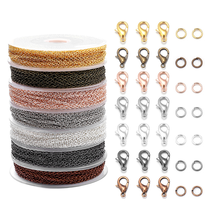 3 m/Rolle Metall-Eisen-Glieder – Jewelry Making Closed Jump Rings Bewertung und Preis