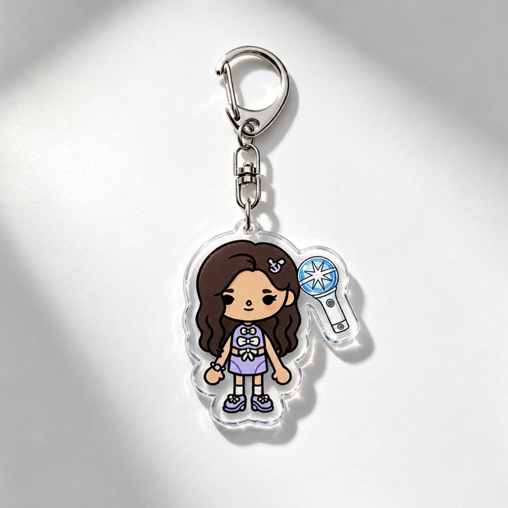 K-pop Katzenaugen-Schlüsselanh – Jewelry Making Hobby Bewertung und Preis