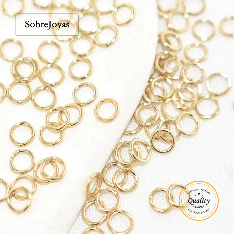 14K Goldgefüllte geschlossene  – Jewelry Making Closed Jump Rings Bewertung und Preis