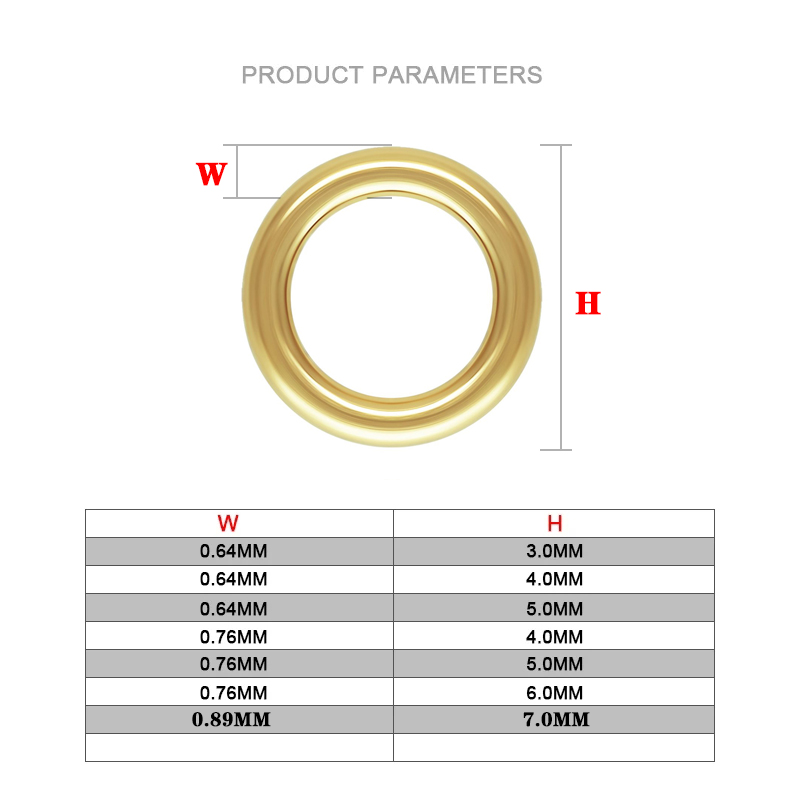 14K Goldgefüllte geschlossene  – Jewelry Making Closed Jump Rings Bewertung und Preis
