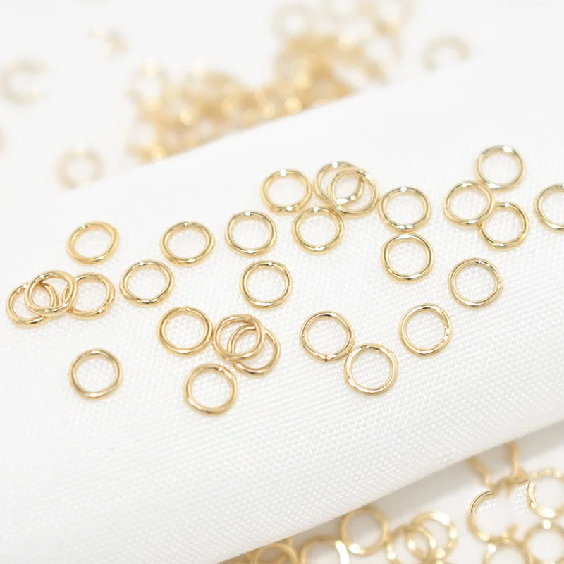 14K Goldgefüllte geschlossene  – Jewelry Making Closed Jump Rings Bewertung und Preis