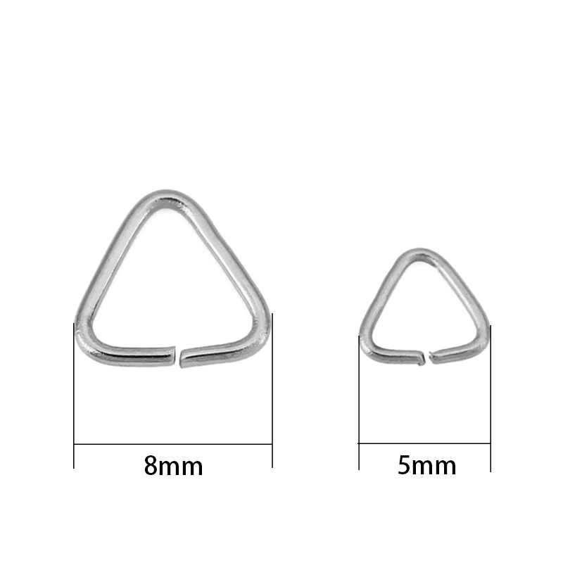 50 Stück 5mm 8mm Edelstahl Dre – Jewelry Making Closed Jump Rings Bewertung und Preis