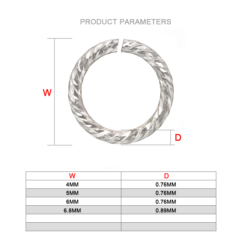 925er Sterlingsilber Funkelnde – Jewelry Making Closed Jump Rings Bewertung und Preis
