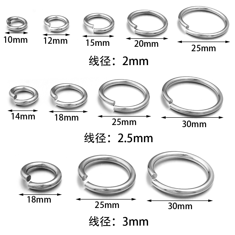 20 teile/los Edelstahl Offene  – Jewelry Making Closed Jump Rings Bewertung und Preis