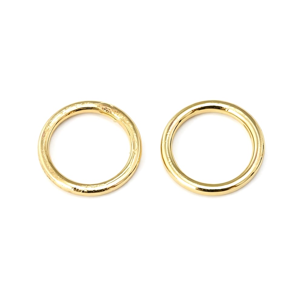 4~14,5MM 18K Goldfarben Messin – Jewelry Making Closed Jump Rings Bewertung und Preis