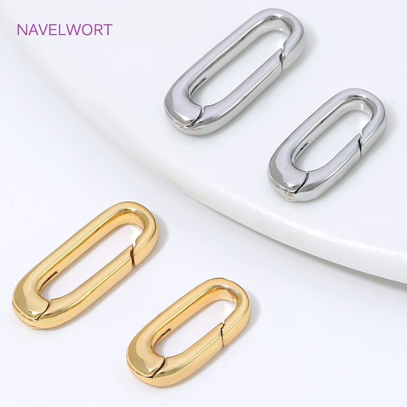 1/2/4 Stück 18K vergoldete ova – Jewelry Making Hobby Bewertung und Preis