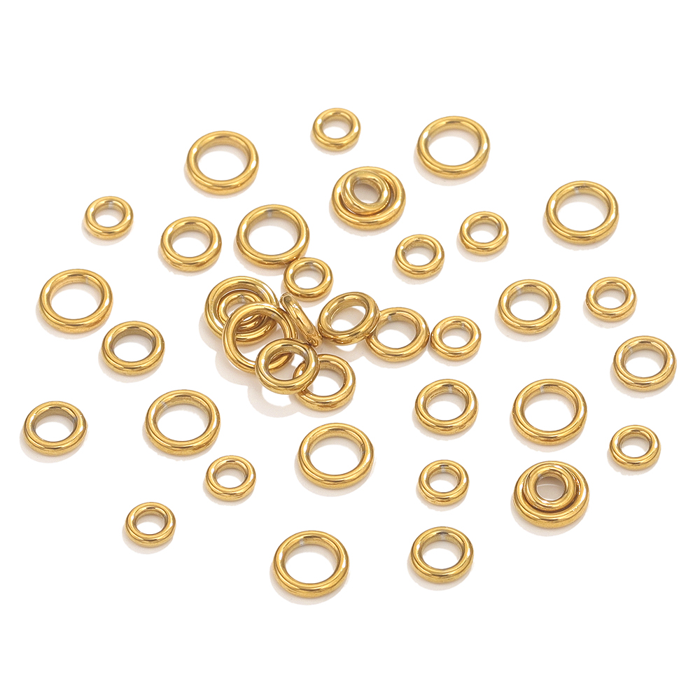 50 Stück Edelstahl O Ring verg – Jewelry Making Closed Jump Rings Bewertung und Preis